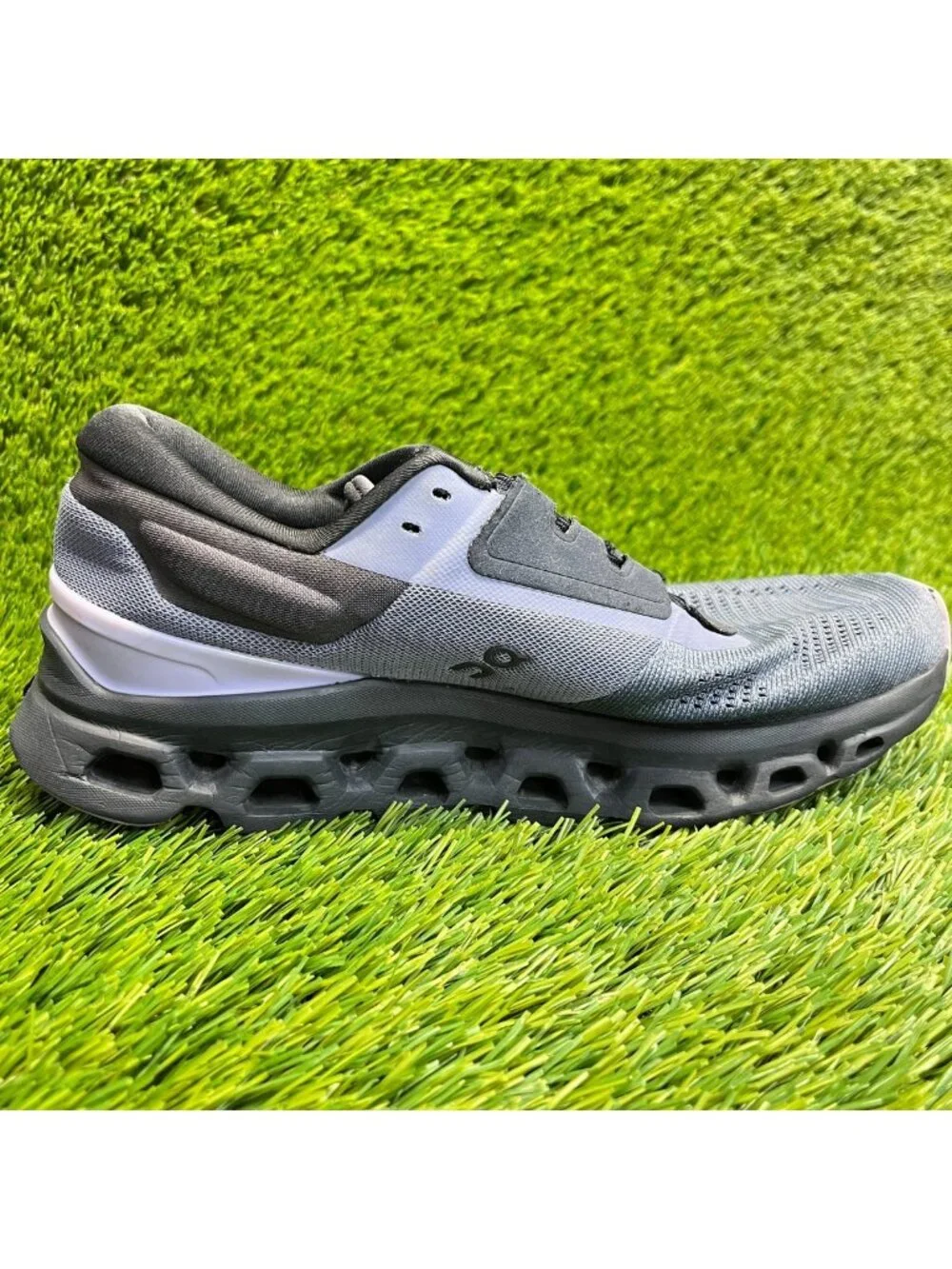 On Cloudstratus 3 Womens Size 7 Blue Black Athletic Running Shoes Sneakers